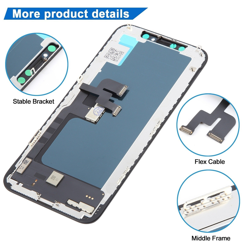Screen Replacement for iPhone XS  Black Incell