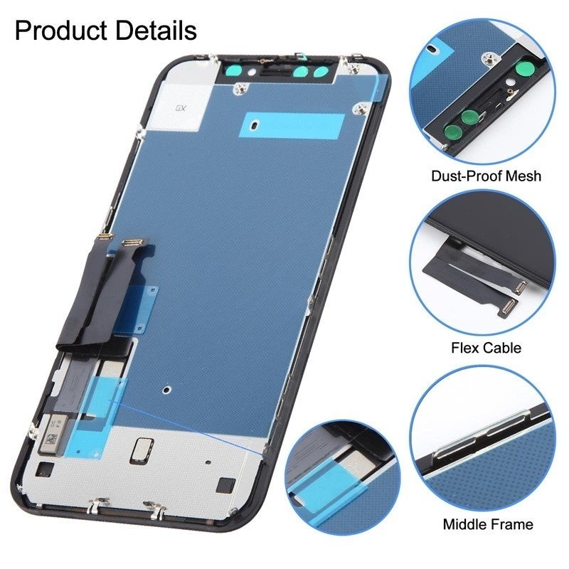 Screen Replacement for iPhone XR GX Black Incell
