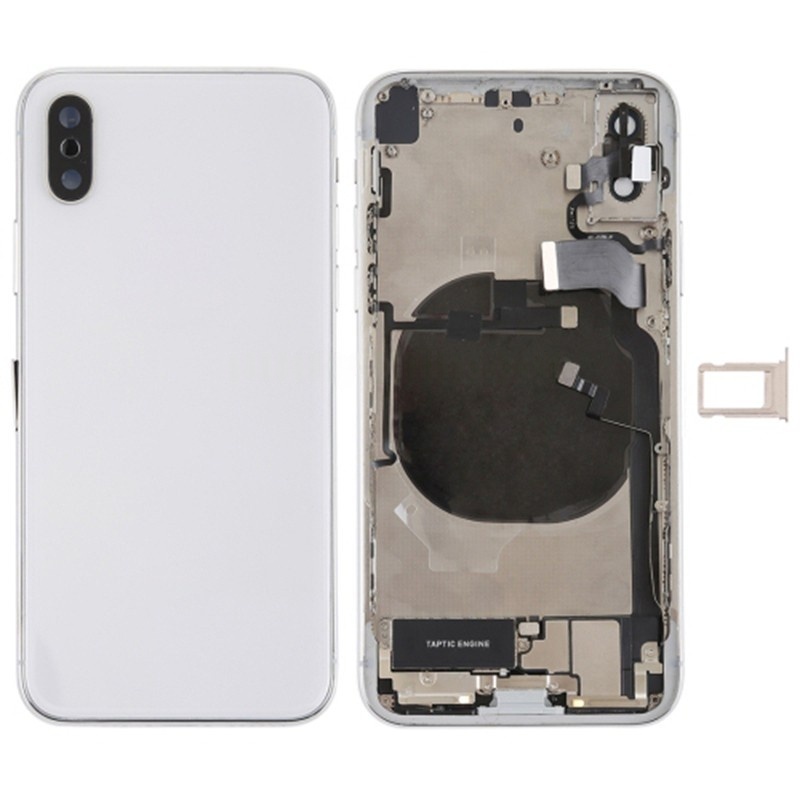 Back Cover Assembly  for iPhone X HQ (White)
