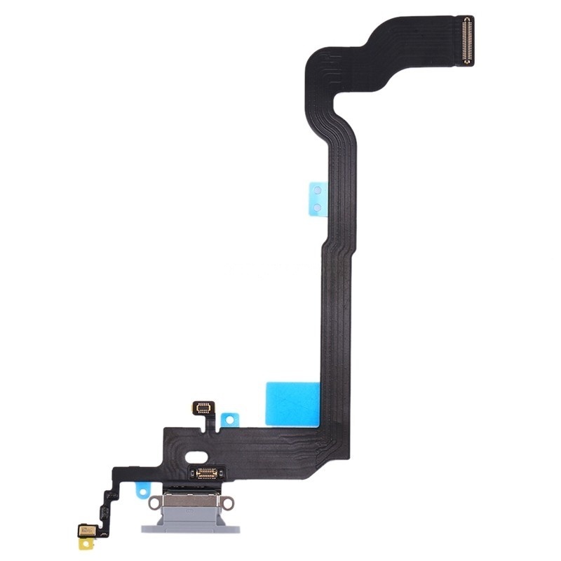 Charging Port Flex Cable for iPhone X White Original