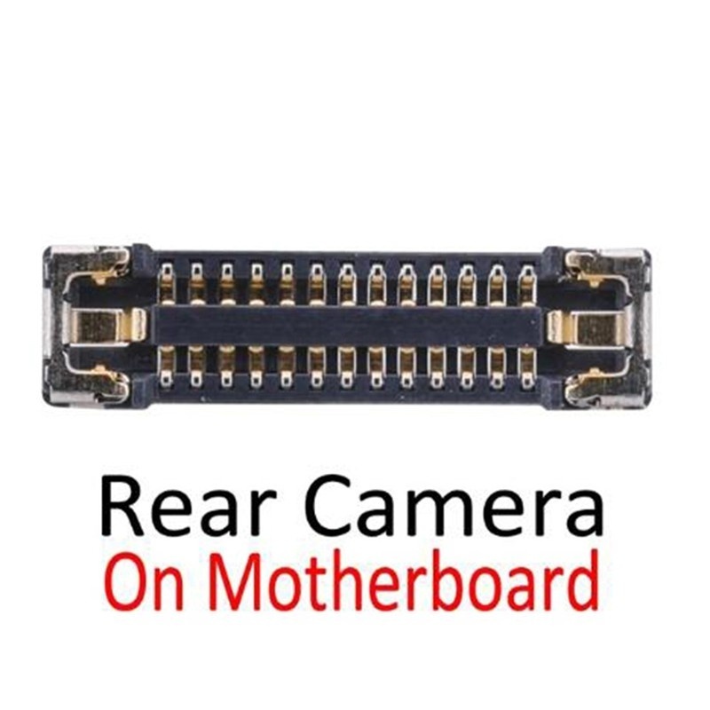 Rear Back Camera FPC Connector On Motherboard for iPhone X Original
