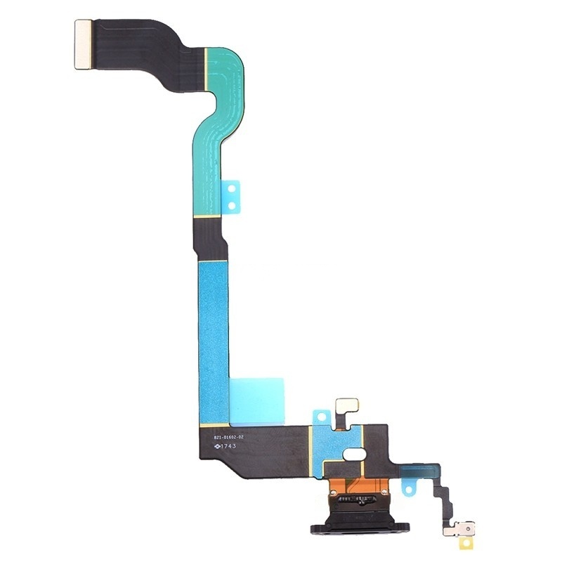 Charging Port Flex Cable for iPhone X Black Original