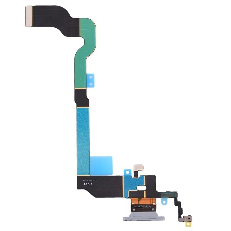 Charging Port Flex Cable for iPhone X White Original