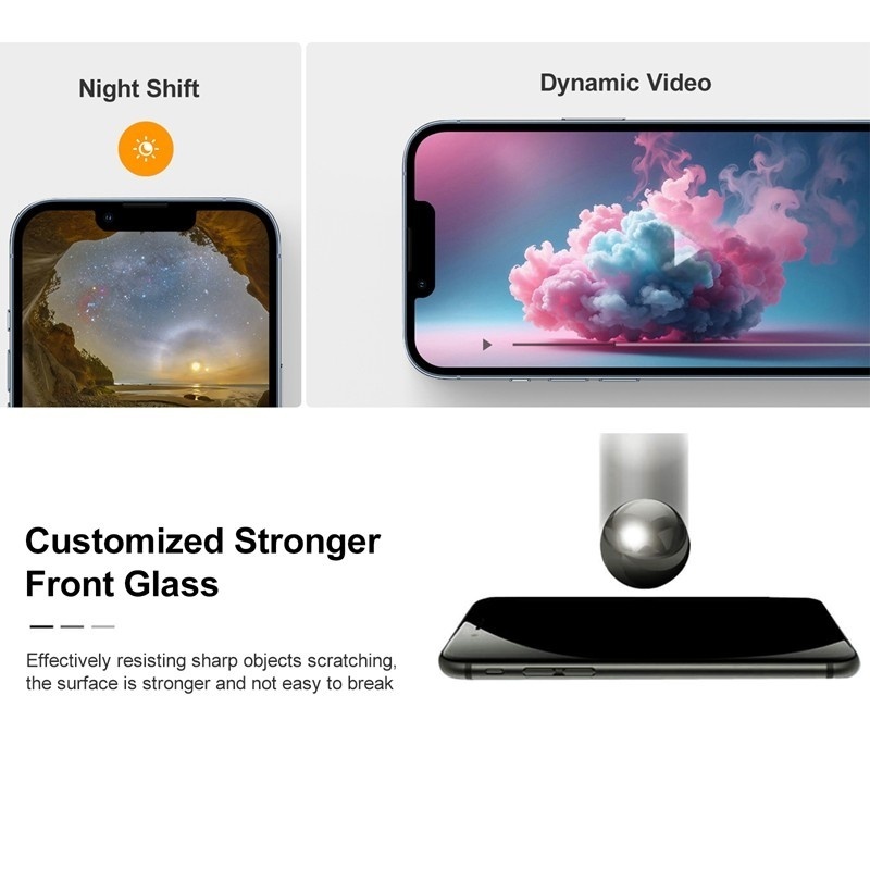 Screen Replacement for iPhone X GX Hard OLED Black HQ