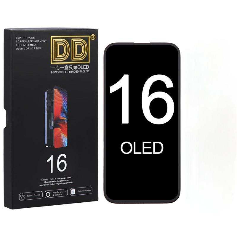 Screen Replacement for iPhone 16 DD Hard OLED Black HQ