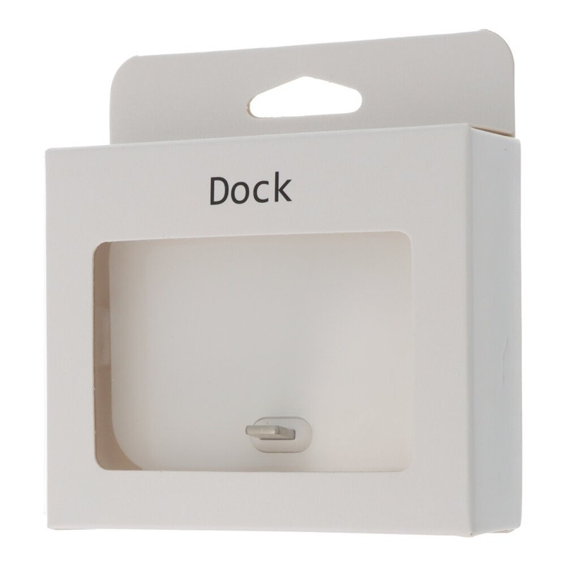 Lightning Port Charging Plastic Dock Station for iPhone White HQ