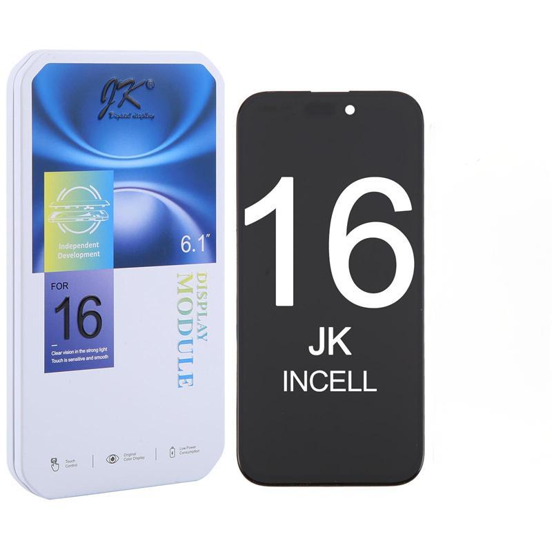 Screen Replacement for iPhone 16 IC Removable Version JK Black Incell