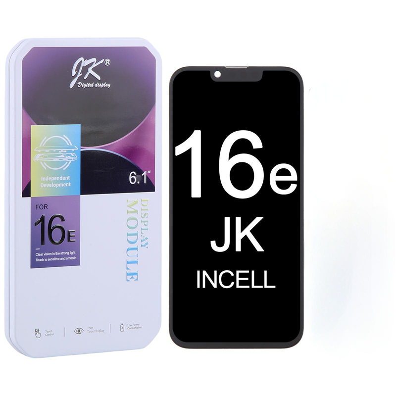 Screen Replacement for iPhone 16e IC Removable Version JK Black Incell