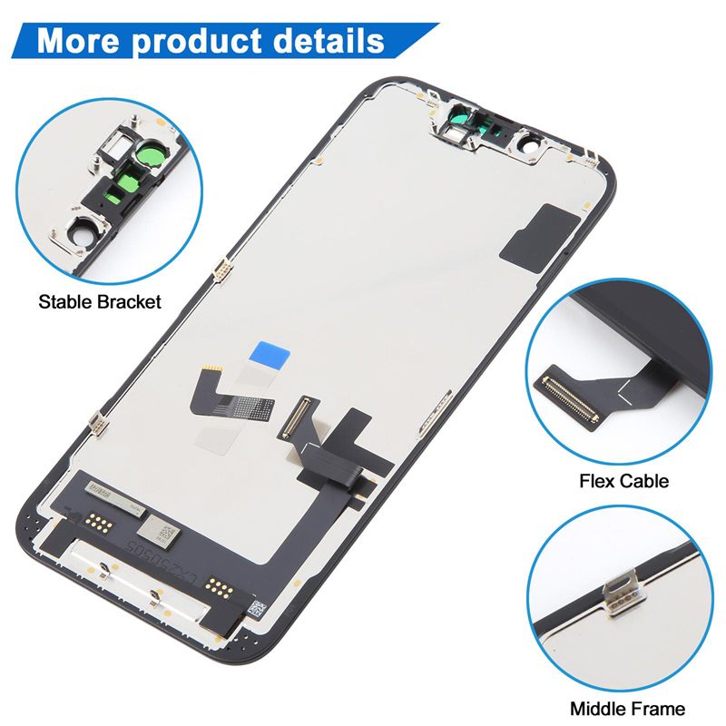Screen Replacement for iPhone 16e IC Removable Version JK Black Incell