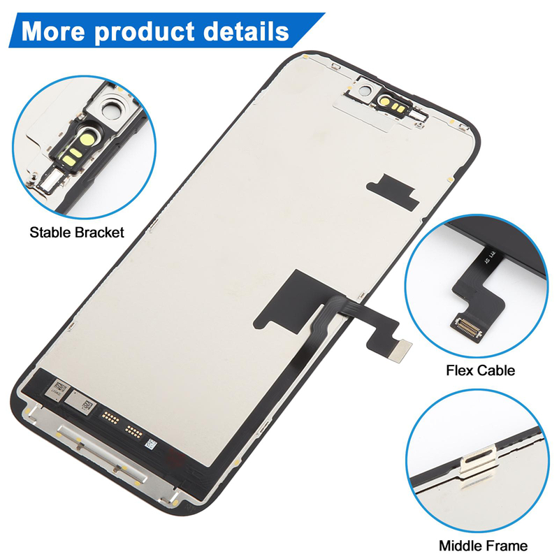 Screen Replacement for iPhone 16 Pro Max Black Incell