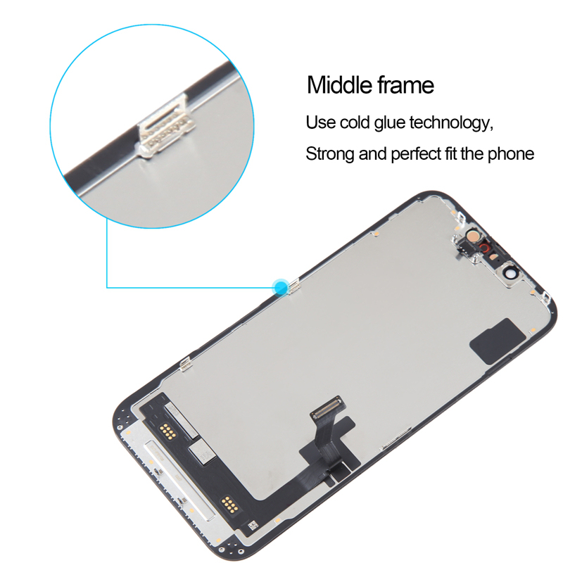Screen Replacement for iPhone 14 GX Hard OLED Black HQ