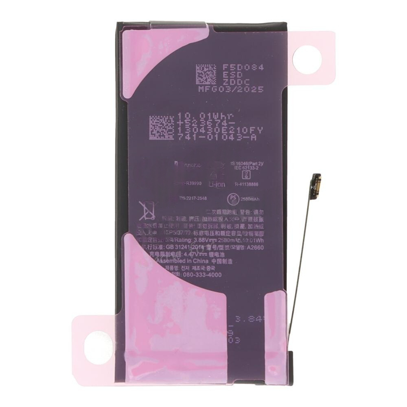 Genuine Diagnosable  Battery for iPhone 13 Mini  Battery Health 100% OEM without Logo