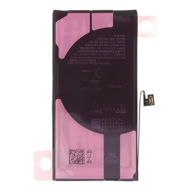 Genuine Diagnosable  Battery for iPhone 13  Battery Health 100% OEM without Logo
