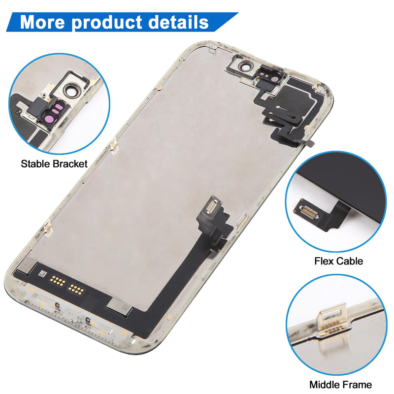 Screen Replacement for iPhone 17 Black Original  Refurbished