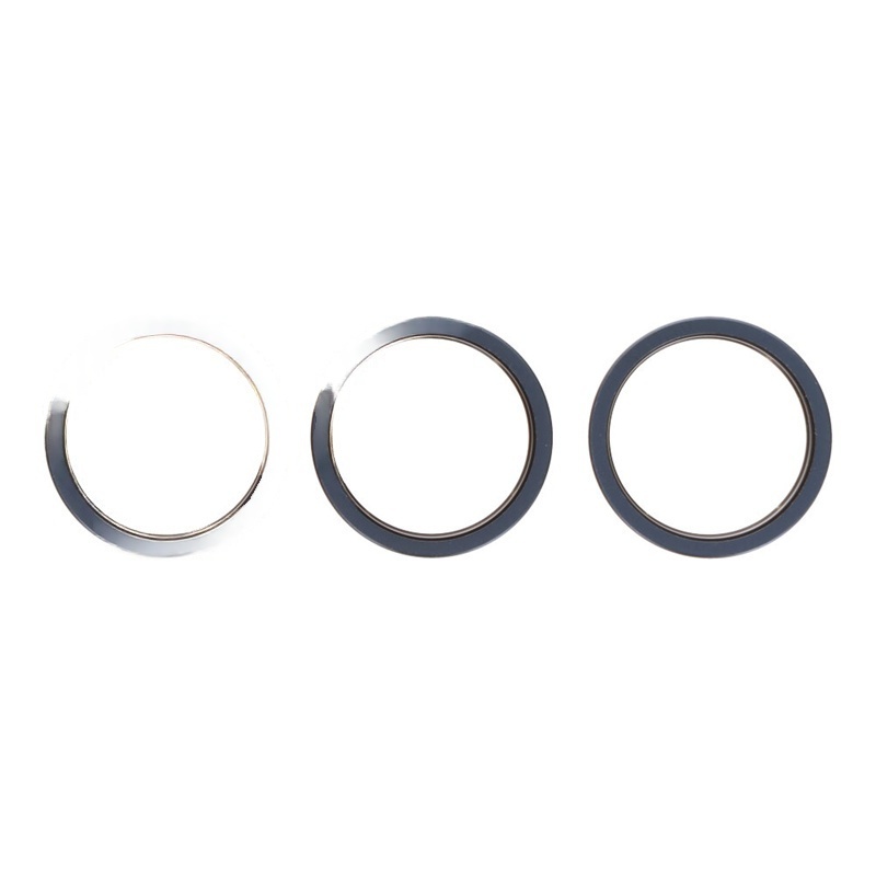 Rear Camera iron Ring Bezel for iPhone 17 Pro/17 Pro Max Deep Blue Premium 3pcs in one set