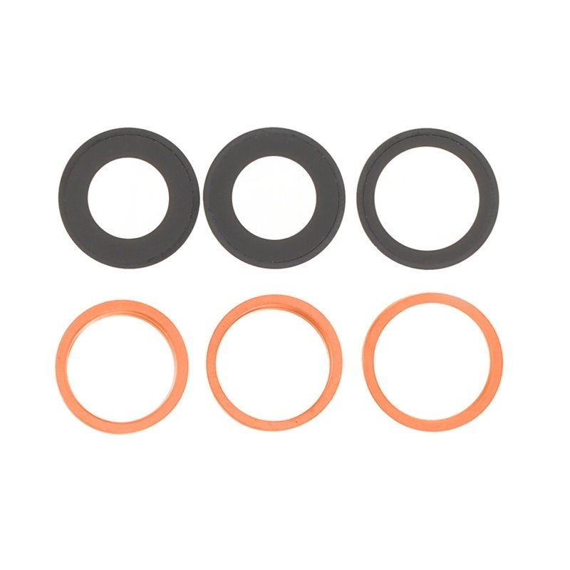 Back Camera Lens and Bezel for iPhone 17 Pro/17 Pro Max Cosmic Orange Premium 3pcs in one set