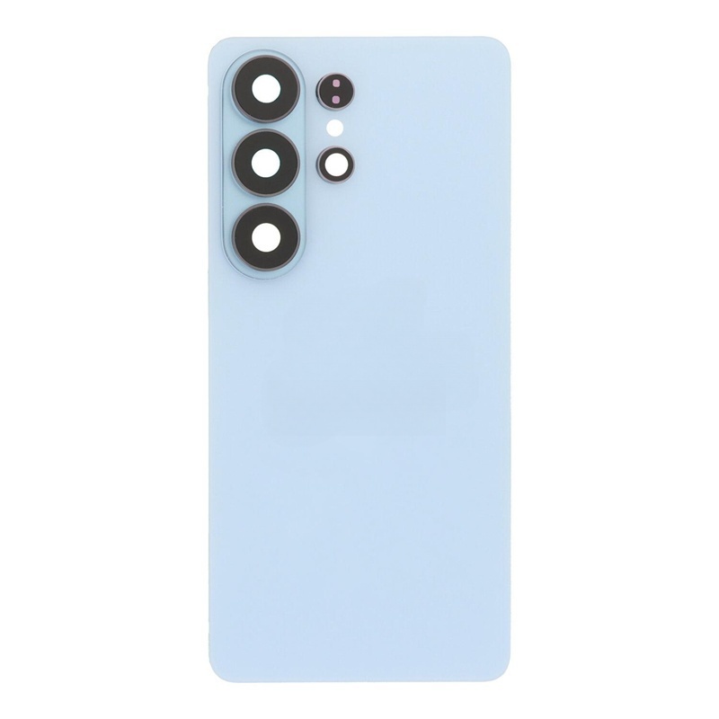 Battery Door + Battery Door Adhesive + Back Camera Lens and Bezel for Samsung Galaxy S26 Ultra Sky Blue OEM