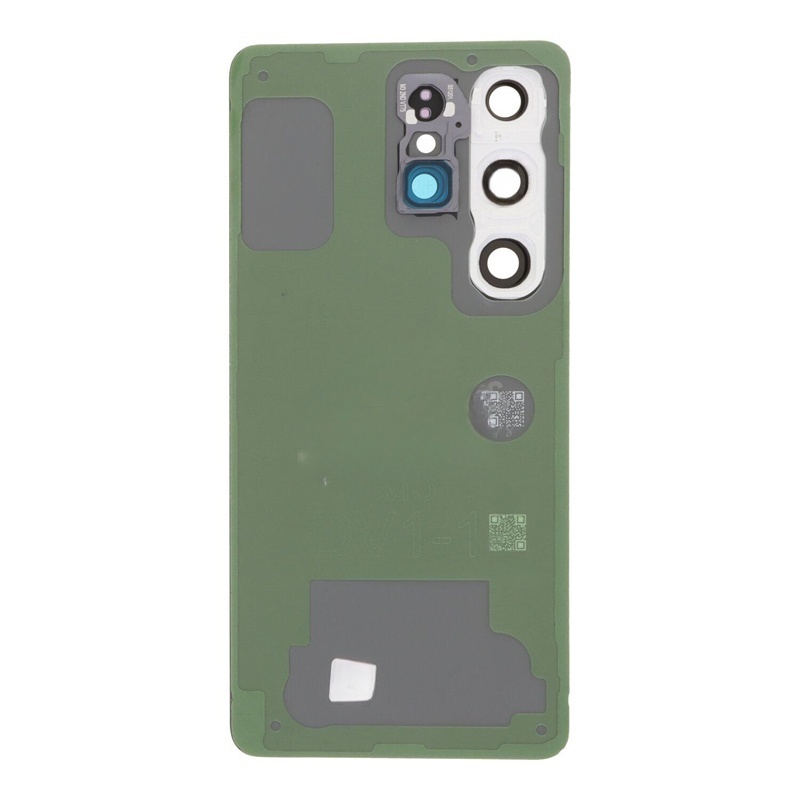 Battery Door + Battery Door Adhesive + Back Camera Lens and Bezel for Samsung Galaxy S26 Ultra White OEM