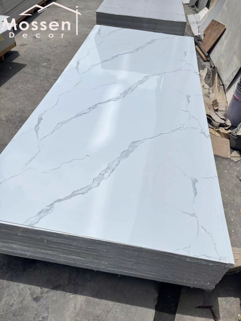 1.22x2.44m/2.8m High Glossy UV Marble Sheet