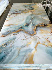 1.22x2.44m/2.8m High Glossy UV Marble Sheet