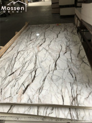 1.22x2.44m/2.8m White Marble UV Marble Sheet