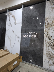 1.22x2.44m/2.8m Black Marble UV Marble Sheet