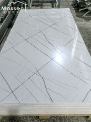 1.22x2.44m/2.8m White Marble UV Marble Sheet