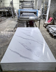 1.22x2.44m/2.8m White Marble UV Marble Sheet