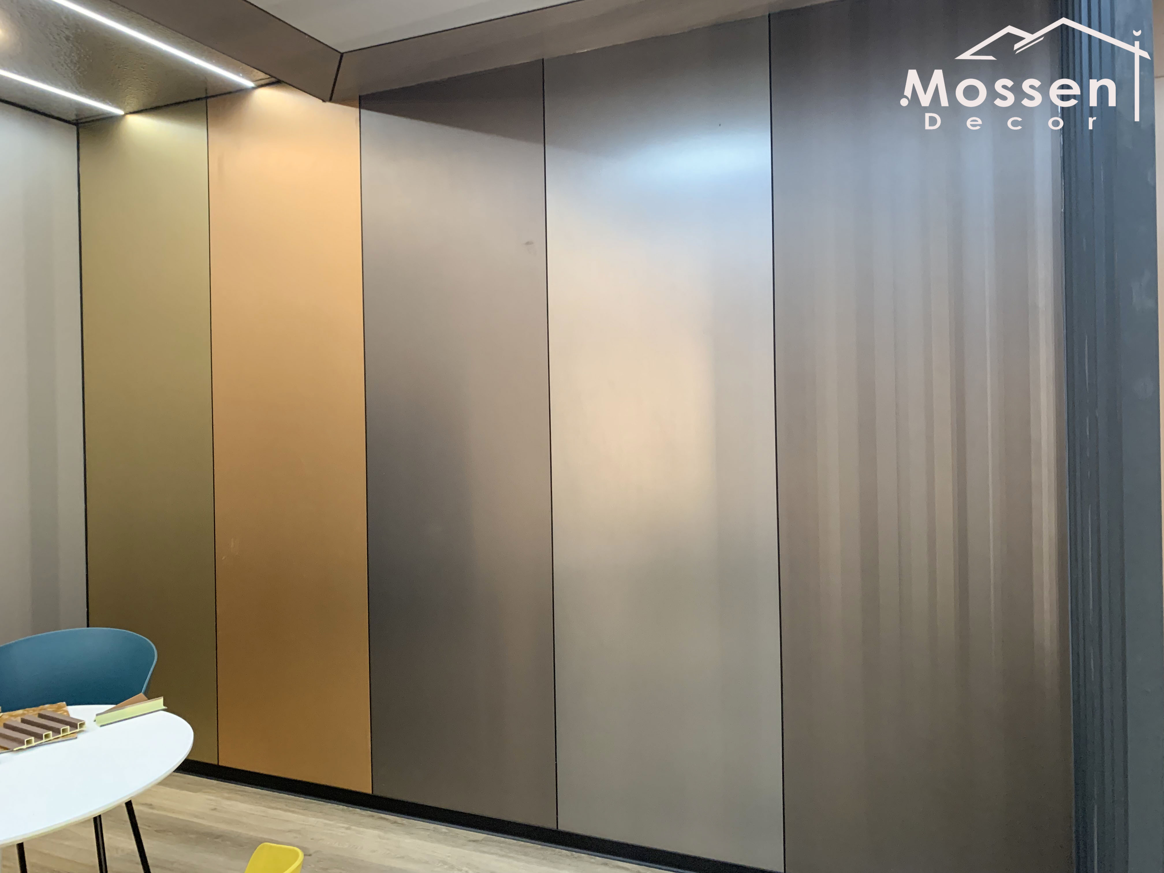 1220X2400MM Bamboo Charcoal Board - Korea PET Metal Design