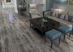 Waterproof SPC Flooring Scratch-Resistant Rigid Core for Bathrooms & Kitchens