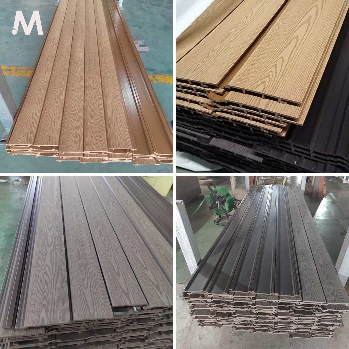 156X21X3000MM Outdoor 1ST Gen Flat Sanding Finish WPC Wall Panel