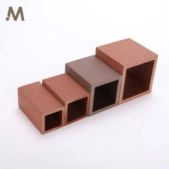 100X50MM / 80X40MM / 50X50MM Wood Plastic Composite Square Tube Timber