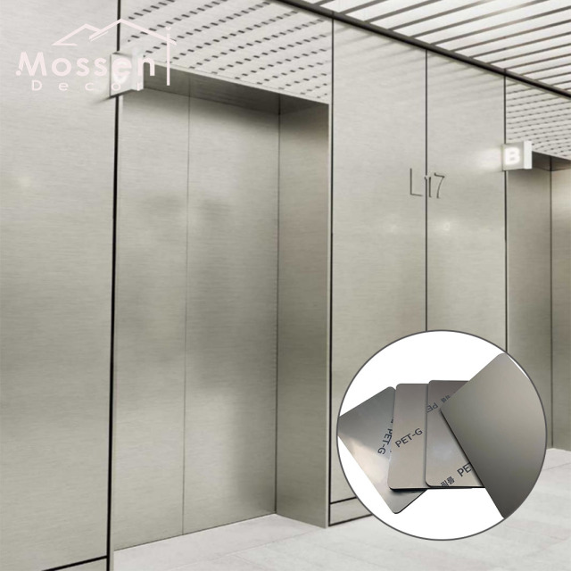 1220X2400MM Bamboo Charcoal Board - Korea PET Metal Design