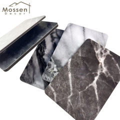 Bamboo Charcoal Board - 3D Printing Continuous Pattern High Gloss PET Marble Design