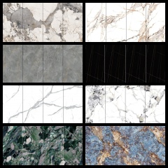 Bamboo Charcoal Board - 3D Printing Continuous Pattern High Gloss PET Marble Design