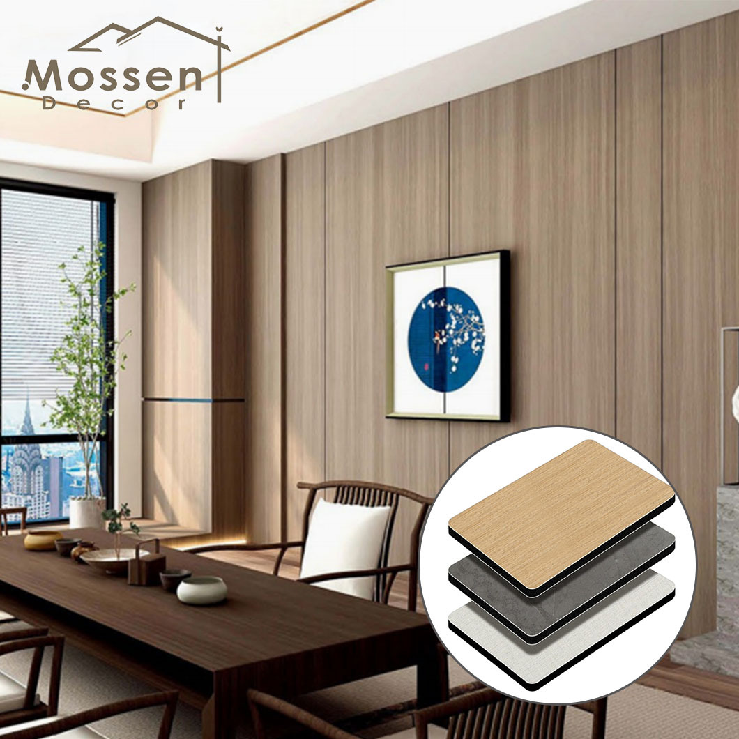 1220*2800MM Bamboo Charcoal Board - Wood Grain Design