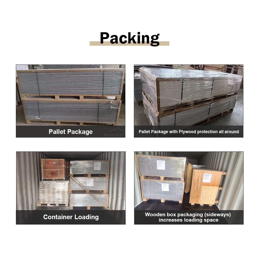 1220*2600MM Bamboo Charcoal Board - Wood Grain Design