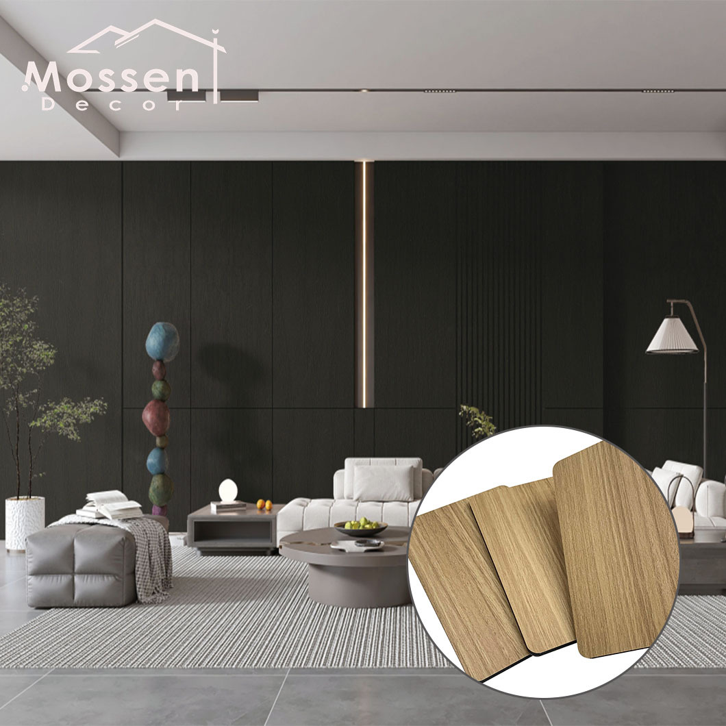 1220*2500MM Bamboo Charcoal Board - Wood Grain Design
