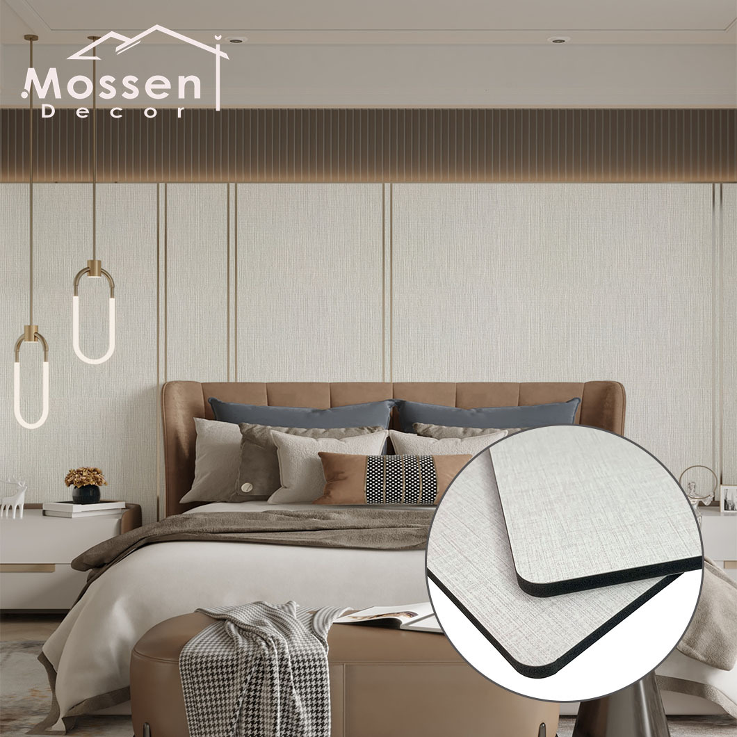 1220X2400MM Bamboo Charcoal Board - Fabric Design