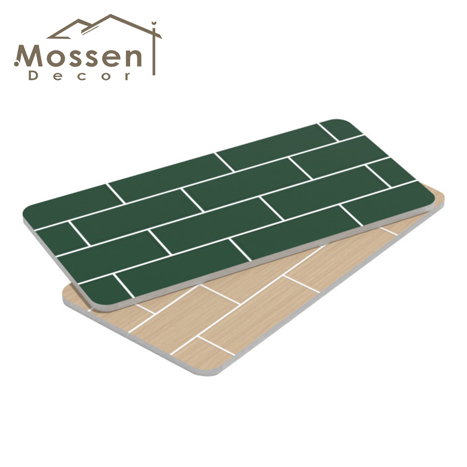 High Hardness Waterproof 600/1220MM Width SPC Wall Panel