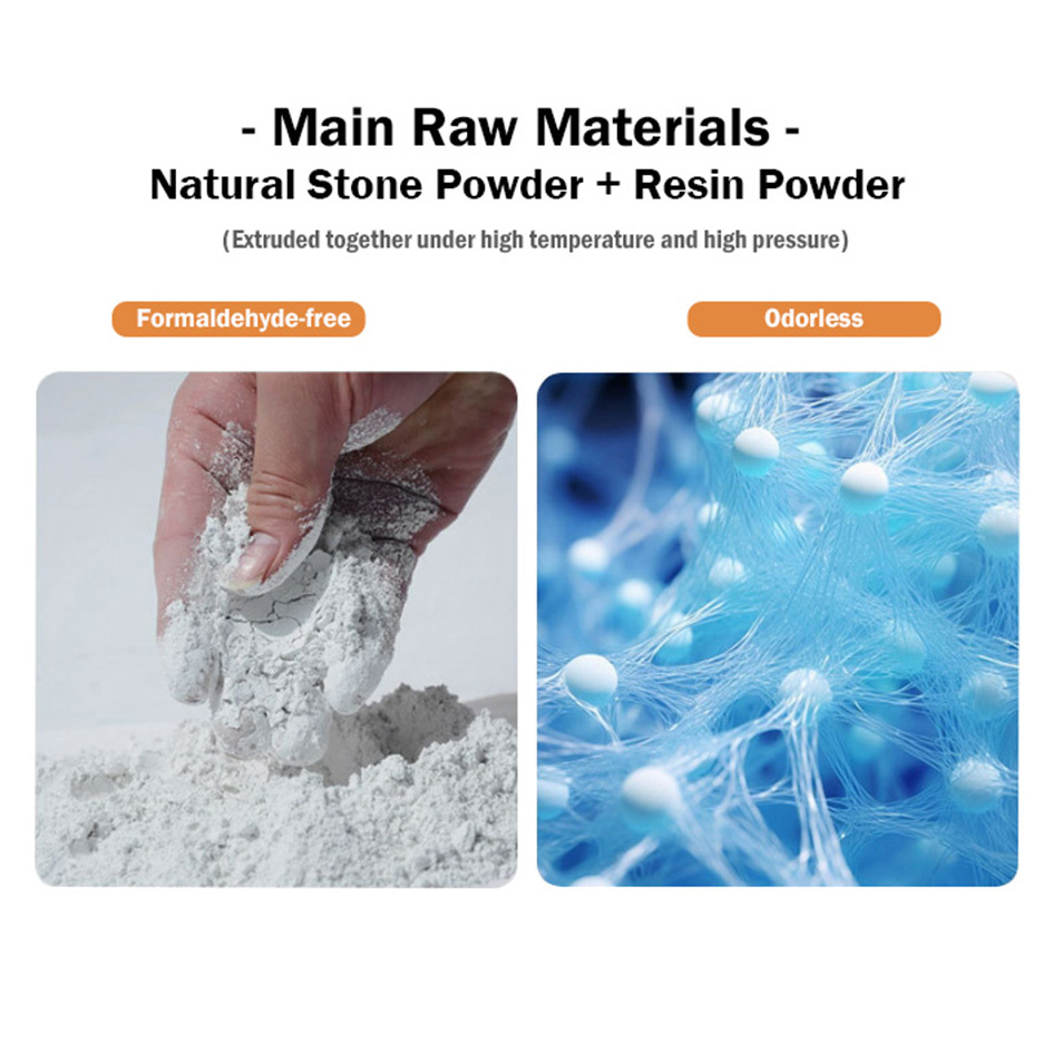 Bathroom Moisture Proof Easy to Install SPC Wall Panel