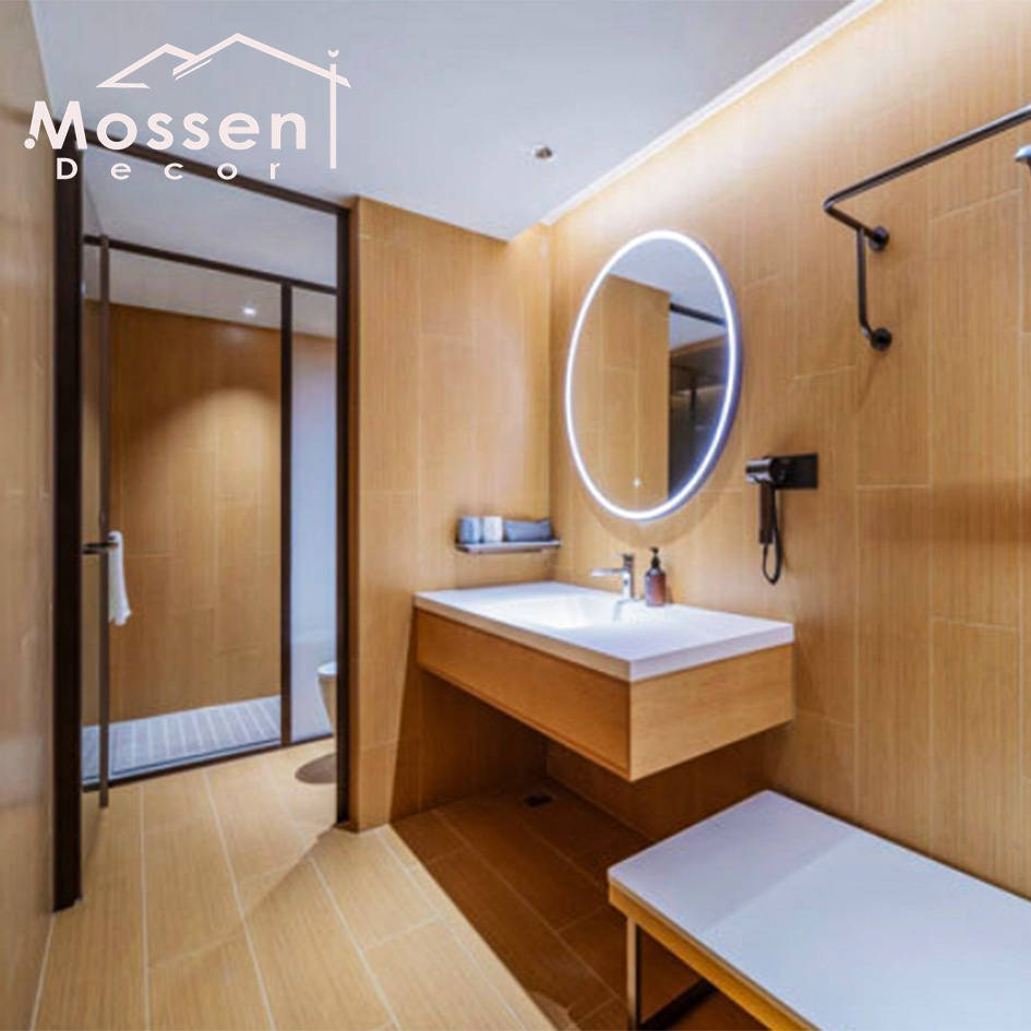 Bathroom Moisture Proof Easy to Install SPC Wall Panel