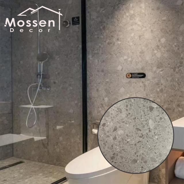 Bathroom Waterproof Stone Rock Pattern 600/1220MM SPC Wall Panel