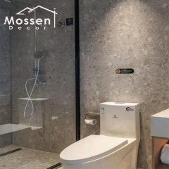 Residential Shower Room Matte Stone 4MM Thickness SPC Wall Panel