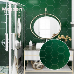 Waterproof Green Honeycomb Pattern Durable SPC Wall Panel