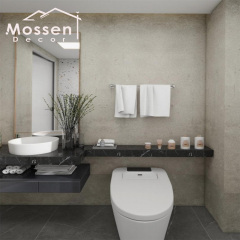 Residential Shower Room Matte Stone 4MM Thickness SPC Wall Panel