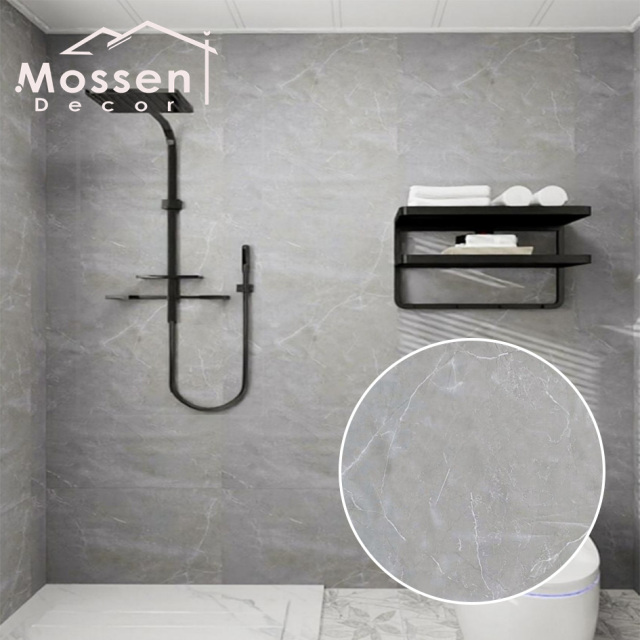 Shower Room Waterproof Matte Stone 4MM Thickness SPC Wall Panel