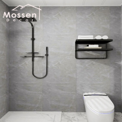 Residential Shower Room Matte Stone 4MM Thickness SPC Wall Panel