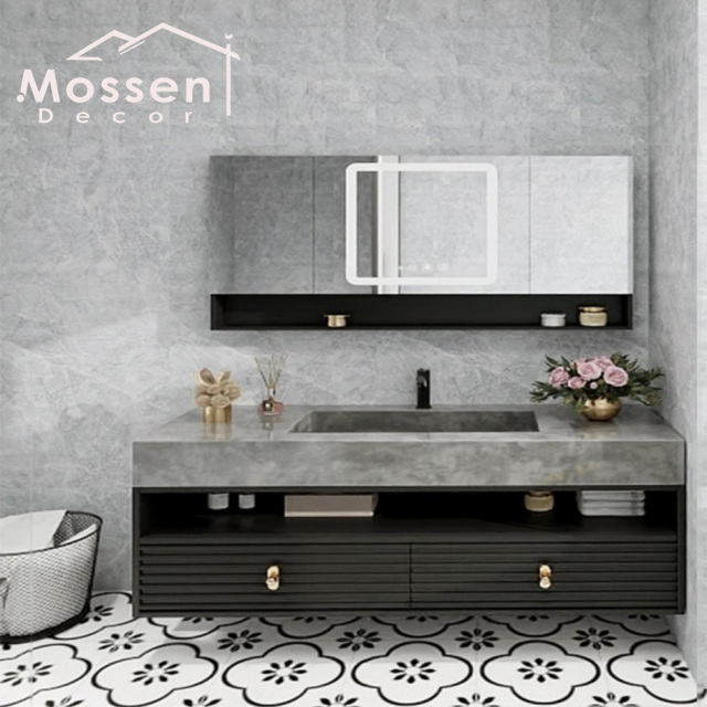 Bathroom Waterproof Stone Rock Pattern 600/1220MM SPC Wall Panel