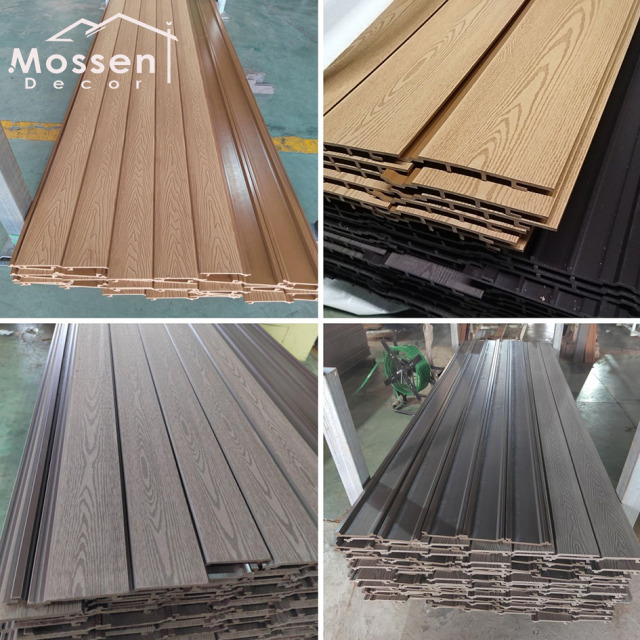 156X21X3000MM Outdoor 1ST Gen 3D Embossed WPC Wall Panel